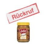 REWE, real,- und Globus: Lotus Bakeries ruft Lotus Biscoff Brotaufstrich Crunchy zurück