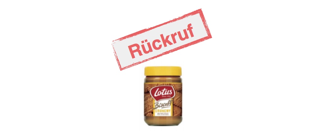 REWE, real,- und Globus: Lotus Bakeries ruft Lotus Biscoff Brotaufstrich Crunchy zurück