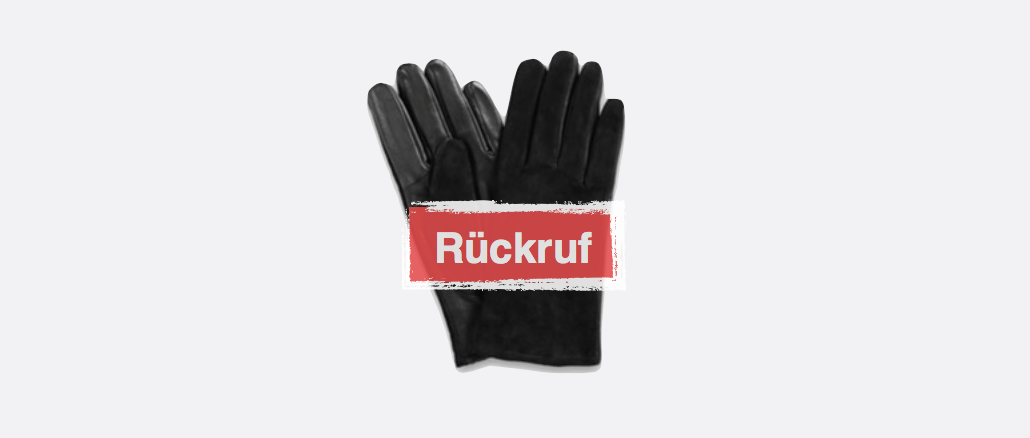 Rückruf Esprit Damenhandschuhe