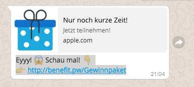 WhatsApp Eyyy Schau mal Gewinnspiel