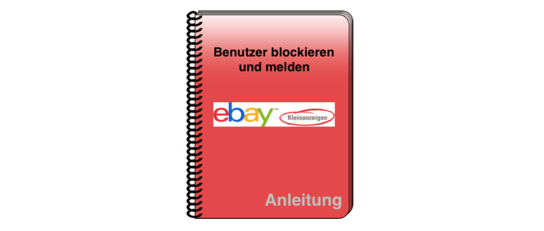 eBay Kleinanzeigen: Nutzer und Spam Nachrichten blockieren