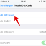 iPhone Codesperre einrichten 2