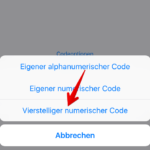 iPhone Codesperre einrichten 4