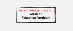 warenhaus-gerling.com Fakeshop Verdacht