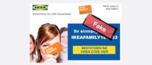 500 Euro Geschenkgutschein IKEA Fake Mail