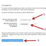Anleitung Instagram Konto deaktivieren 4