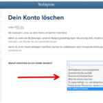 Anleitung Instagram löschen 1