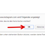 Anleitung Instagram löschen 4