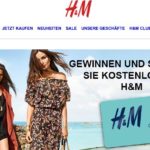 H&M Kundenumfrage Gewinnspiel