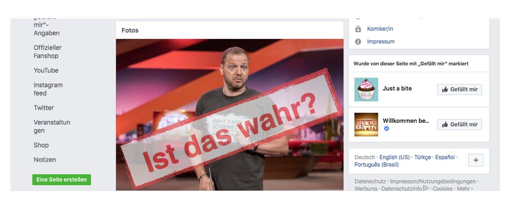 Vorsicht Fakenews: Mario Barth ist tot - Stimmt das?