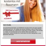 Rossmann Gutscheinkarte gewinnen