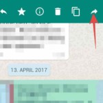 WhatsApp Nachrichten weiterleiten - Android