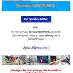 2017-08-25 Spam-Mail Samsung Gewinnspiel TV