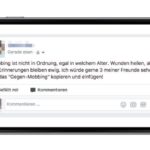 Facebook Kettenbrief Mobbing ist nicht in Ordnung