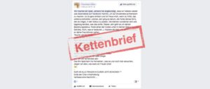 Facebook Kettenbrief - Wir machen ein Spiel