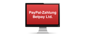 PayPal Zahlung Betpay Ltd Phishing Spam