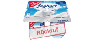 Rückruf Gut&Günstig Joghurt von Edeka