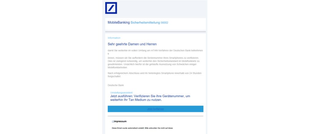 2017-06-12 Phishing Deutsche Bank