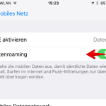 Daten Roaming deaktivieren Aktivieren 3_1