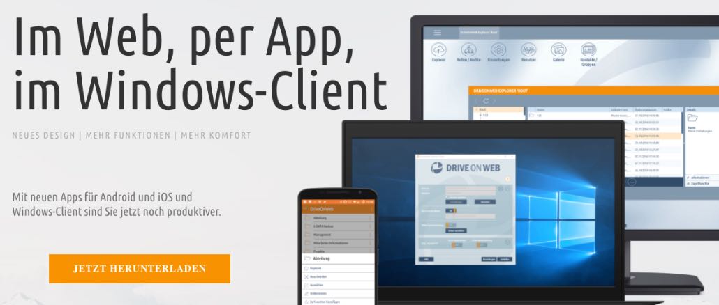 DriveonWeb Cloud-Speicher