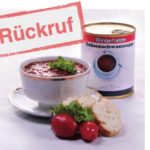 Rückruf Winterhalder Ochsenschwanzsuppe