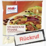 Rückruf real Steakhousepfanne