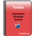 Twitter importierte Kontakte entfernen