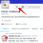 Twitter importierte Kontakte entfernen