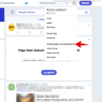 Twitter importierte Kontakte entfernen