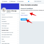 Twitter importierte Kontakte entfernen