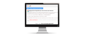 2017-08-13 Spam-Fenster Pop-up Google Gewinnspiel Fake