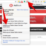 Adblock deaktivieren