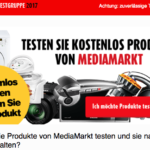 Datensammler Spam Mail Testen Sie kostenlos Produkte von Mediamarkt