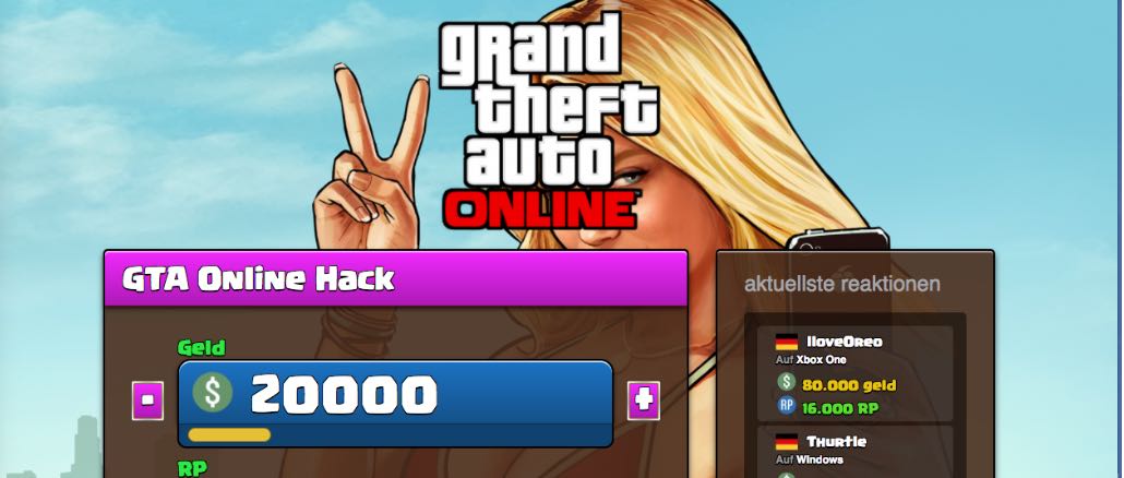GTA Online Hack gta5geld.com