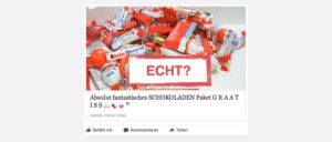 Gewinnspiel Testaktion Schokoladenpaket Kinder Nutella