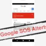 Google SOS Alerts