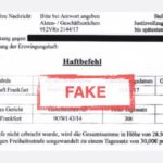 Haftbefehl Staatsanwaltschaft Frankfurt Betrug Fake