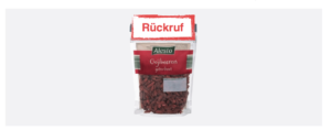 Lidl Rückruf Alesto Gojibeeren getrocknet