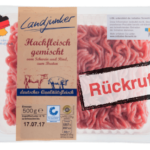 Rückruf Hackfeisch Lidl Landjunker