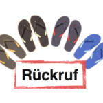 Rueckruf Primark Flipflop Badesandalen