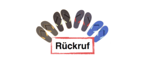 Rueckruf Primark Flipflop Badesandalen