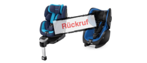 Rueckruf Recaro Kindersitze