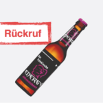 Rückruf Wernecker Bierbrauerei Das fränkische Energy Johannisbeere