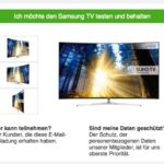 Spam E-Mail Samsung TV testen und behalten