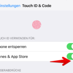 iOS Passwortschutz App Store iTunes 3