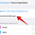 iOS Passwortschutz App Store iTunes 5