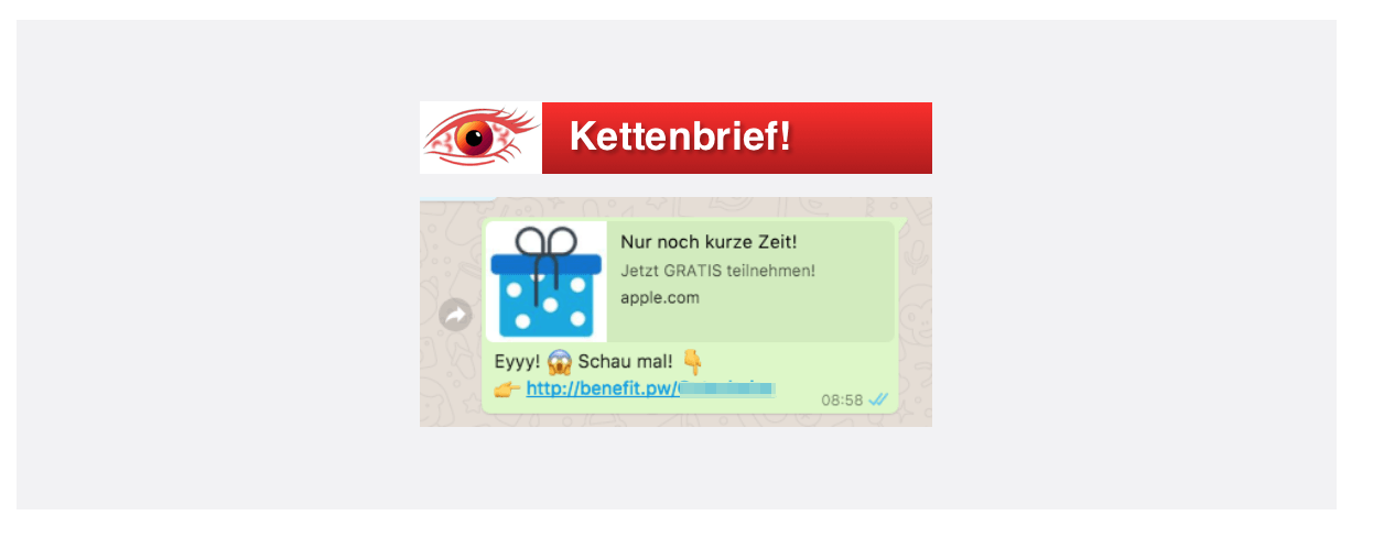 2017-08-22 WhatsApp Spam Kettenbrief Eyyy Schau mal iPhone 7 Gutscheine (1)
