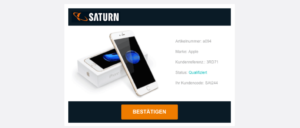 2017-08-28 Spam Mail Saturn Gewinn iPhone