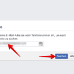 Anleitung Facebook Passwort zurücksetzen 2