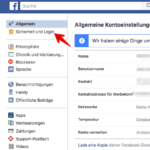 Facebook Passwort ändern 01